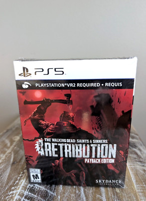 NEW  Walking Dead Saints & Sinners Chapter 2 Payback Edition   PS5 VR 2 Game USA