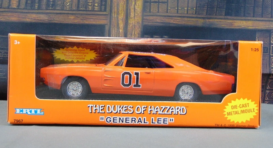 NUEVO EN CAJA Diecast ERTL THE DUKES OF HAZZARD GENERAL LEE Dodge Charger 1:25 7967 Foto 4 de 4