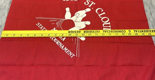 1989 St. Cloud MWBA State Tournament Bandana Handkerchief Bowling Minnesota - Picture 3 of 3