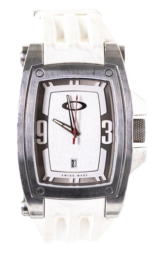Oakley Bottlecap Brushed w/Red Dial Watch | eBay
