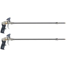 AWF PRO 2 Foot Spray Foam Gun, PTFE Non Stick Coated Basket, Swivel Tip, 2 Pack