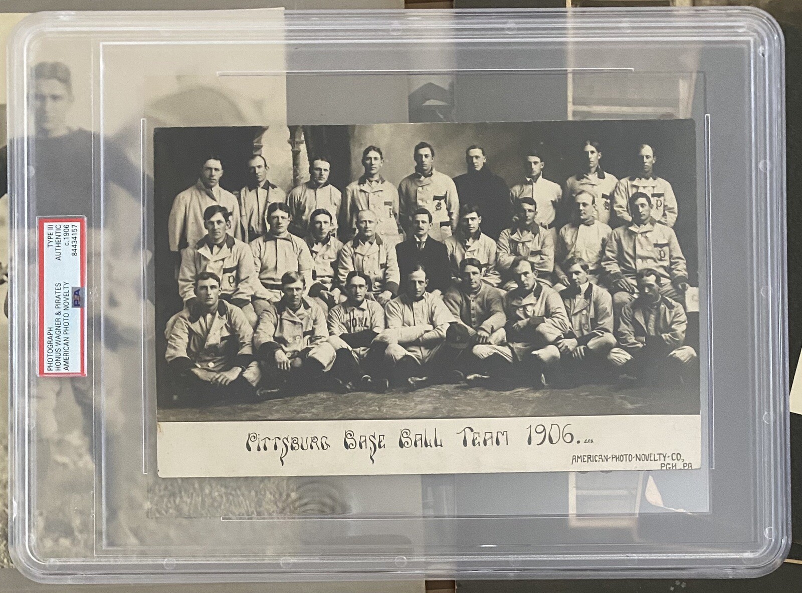1906 Honus Wagner Pittsburg Baseball Team Photo PSA Authenticated eBay