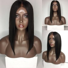Bob Style Synthetic Lace Front Wigs Short Black Synthetic Full Wig Women's Hair