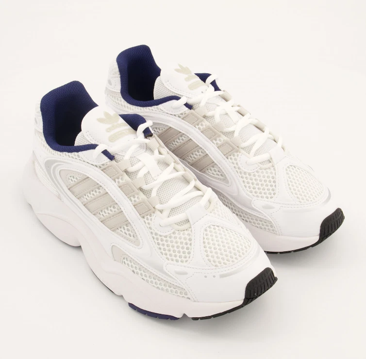 NUOVO E ORIGINALE Adidas White Ozmillen Uomo Taglia UK 9