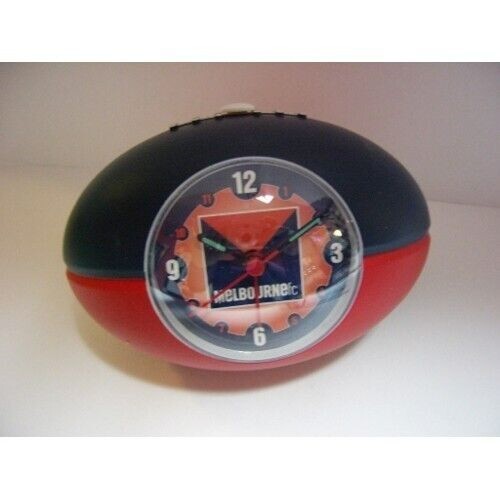 Melbourne Demons AFL Football Analogue Alarm Clock - Picture 2 of 2