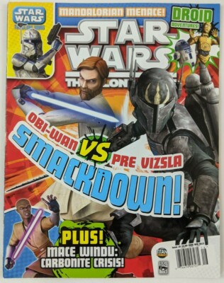 Star Wars Clone Wars Magazine #16 Mandalorian Darksaber Obi-Wan