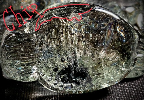 Glass Marbles Pebbles Fish Shaped Aquarium Vase Decoration Set Of 15 Iridescent - Picture 7 of 8