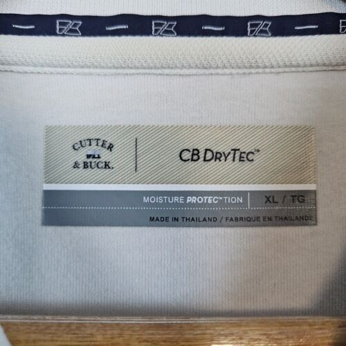 Cutter Buck DryTec Langarm Elfenbein Polo Gr. XL Shirt Tennessee Titans SMUDGE - Bild 4 von 11