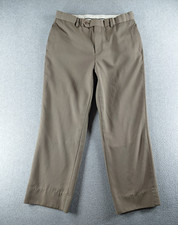 Brooks Brothers Men's Dress Pants Size 33x30 Brown 1818 Madison Wool 31x27