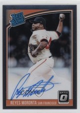 2018 Panini Donruss Optic Rated Rookie Signatures Reyes Moronta Auto 16hd