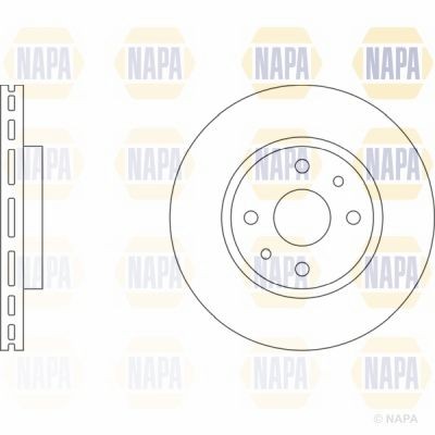 2x Vented Brake Discs and Pads fits CITROEN NEMO AA 1.3D Front 2010 on 257mm Set - Picture 4 of 10