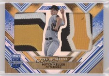 2018 Panini Elite Extra Edition Dual Silhouettes Blue 5/10 Mitch Keller hg6