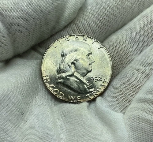 1952-P Franklin Half Dollar - BU/Uncirculated 90% Silver 50C - R351