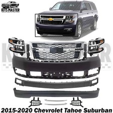 Front Bumper Cover Headlight Assembly For 2015-2020 Chevrolet Tahoe Suburban