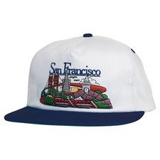 Real Skateboards Hat SFC Snapback White/Navy