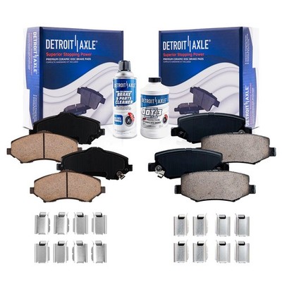 Front & Rear Brake Pads for 2007-2018 Jeep Wrangler