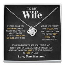 To My Wife Necklace, Christmas Gifts For Women, Anniversary Gift For Wife