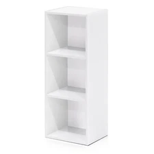 Furinno 11003WH 3-Tier Open Shelf Bookcase  White