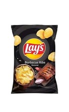 2 X Lays Barbecue Rib Crisps 130G Bags BBQ RIB - UK SELLER! 