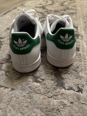 Adidas Stan Smith Men's Size 8.5 Athletic Sneakers White Leather/ Green