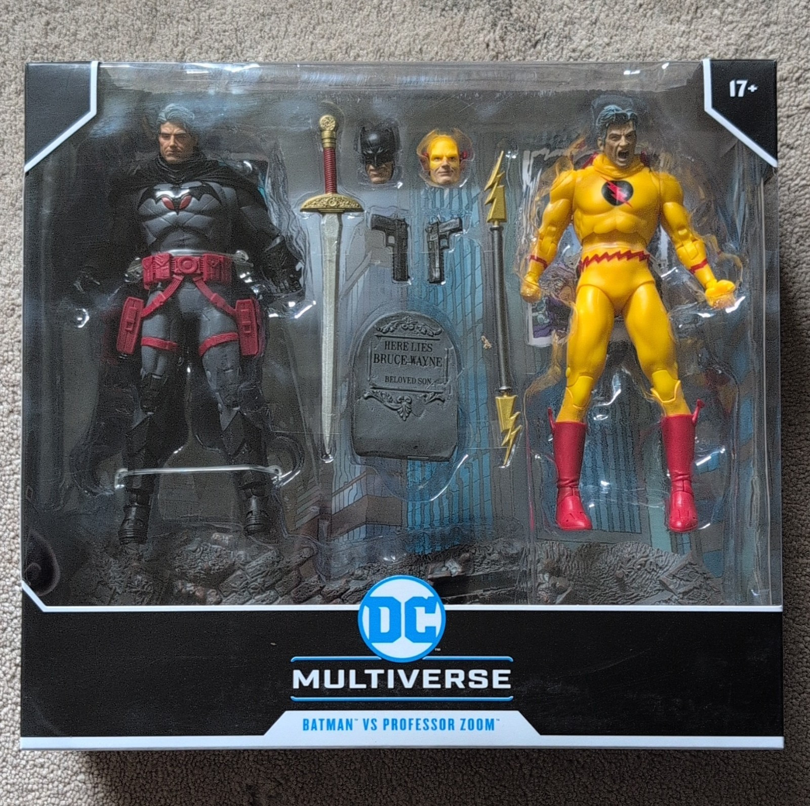 McFarlane DC Multiverse Batman vs Professor Zoom Action Figu
