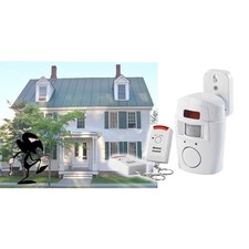 Allarme Antifurto Con Sensore Sirena 105 Db 2 Telecomandi Casa Ufficio Negozio