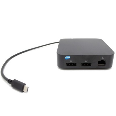 Mini Portable Docking Station Ucb-c Type-c Thunderbolt 2 X Displayport 2k_