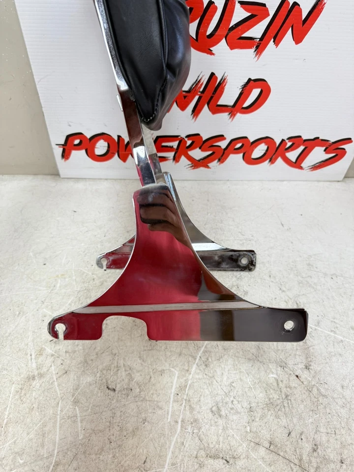 1997 HARLEY DAVIDSON SOFTAIL Sissy Bar Passenger Backrest Pad Chrome - Image 3 of 4