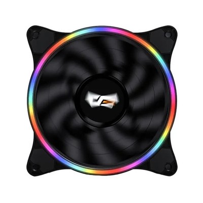 DarkFlash D1 RGB 120mm Gehäuselüfter - bunte Beleuchtung, Molex Powered, leiser Lüfter