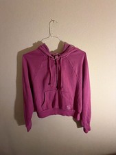 Victoria's Secret On Point Half-Zip Hoodie Raspberry Pink Fleece Medium