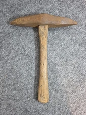 Stone Mason Dressing Hammer Double Face Quarry Tool Wood Handle