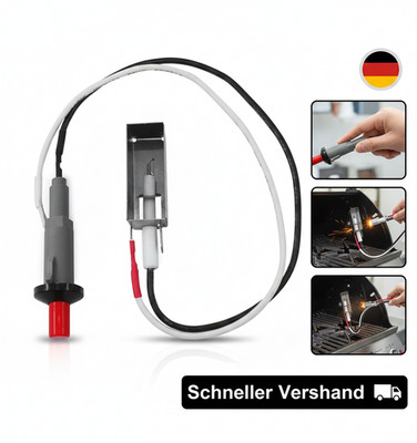 Piezo Igniter Assembly Replacement Kit for Weber Grill Model 7510, Spirit E-210,