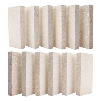 12 Pieces Insulating Fire Brick for Ovens, Kilns, Fireplaces, Forges 9'' x... 