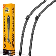 Set spazzole tergicristallo AUTOBOO 22"+22" ricambio per Dodge Challenger