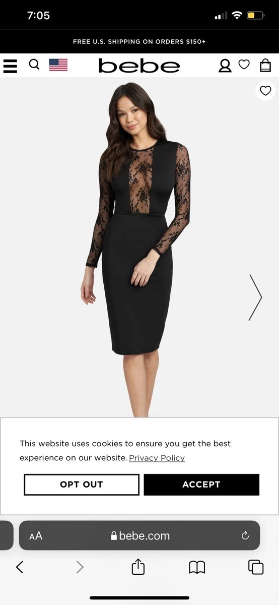 bebe Women's Lace Black for sale | eBay