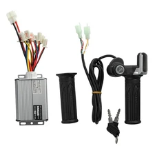 48V 1000W Electric Scooter Brushed Controller Motor+Throttle  Grip Kit for5621