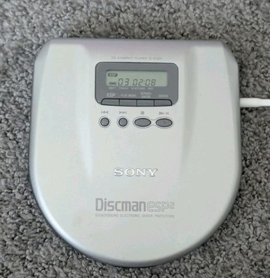 Sony Discman ESP 2 Portable CD Compact Player Model D-E561  Silver