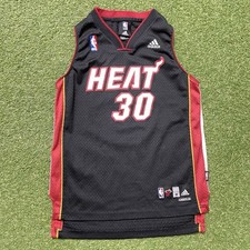 Vintage Michael Beasley Adidas Miami Heat Authentic Sewn Jersey Youth Medium M
