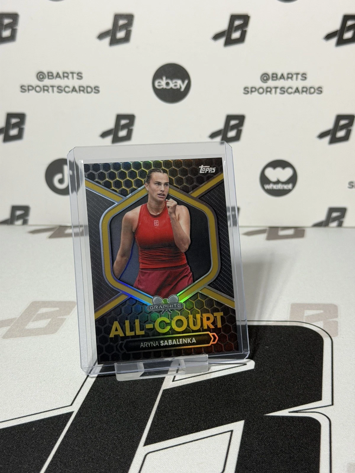 2026 Topps Graphite Tennis Aryna Sabalenka All-Court Gold /25 #AC-25