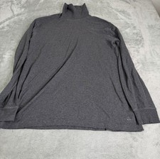 Brooks Brothers Supima Cotton Mockneck Sweater Men  s Size 2XL Gray