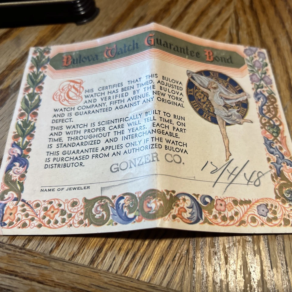RELOJ PULSERA BULOVA 68K 17 JOYAS VINTAGE MUJER Mantiene el Tiempo Excelente 14k GF Foto 3 de 4