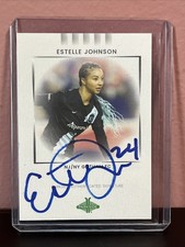 Estelle Johnson 2022 Parkside Paramount NWSL Auto On-Card NJ/NY Gotham Signature