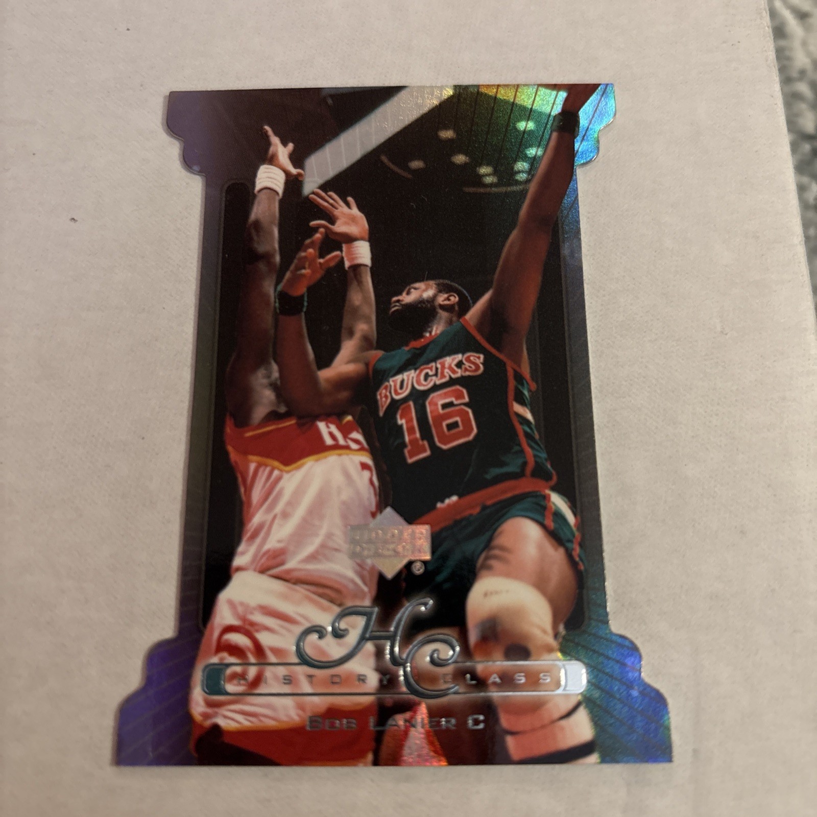 1999-00 Upper Deck History Class Quantum Level /100 Bob Lanier #HC13 HOF