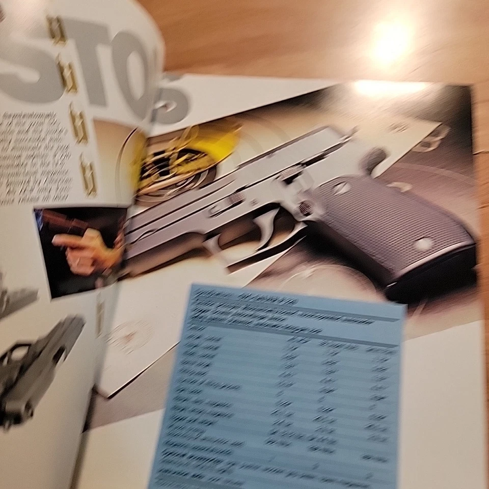 Vintage 1985 Sig Arms catalog P220 P225 P226 JP226 P228 P230 sauer - Image 3 of 4