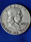 Franklin Half Dollar 1961-D 50C Silver Circulated Uncertified Ungraded (159)