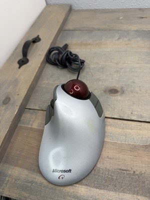 Microsoft Trackball Explorer 1.0 Mouse PS2/USB Compatible X05-87473 Tested Works