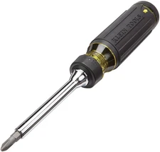 32305 Multi-Bit Ratcheting Screwdriver, 15-In-1 Tool with Phillips, Slotted, Squ