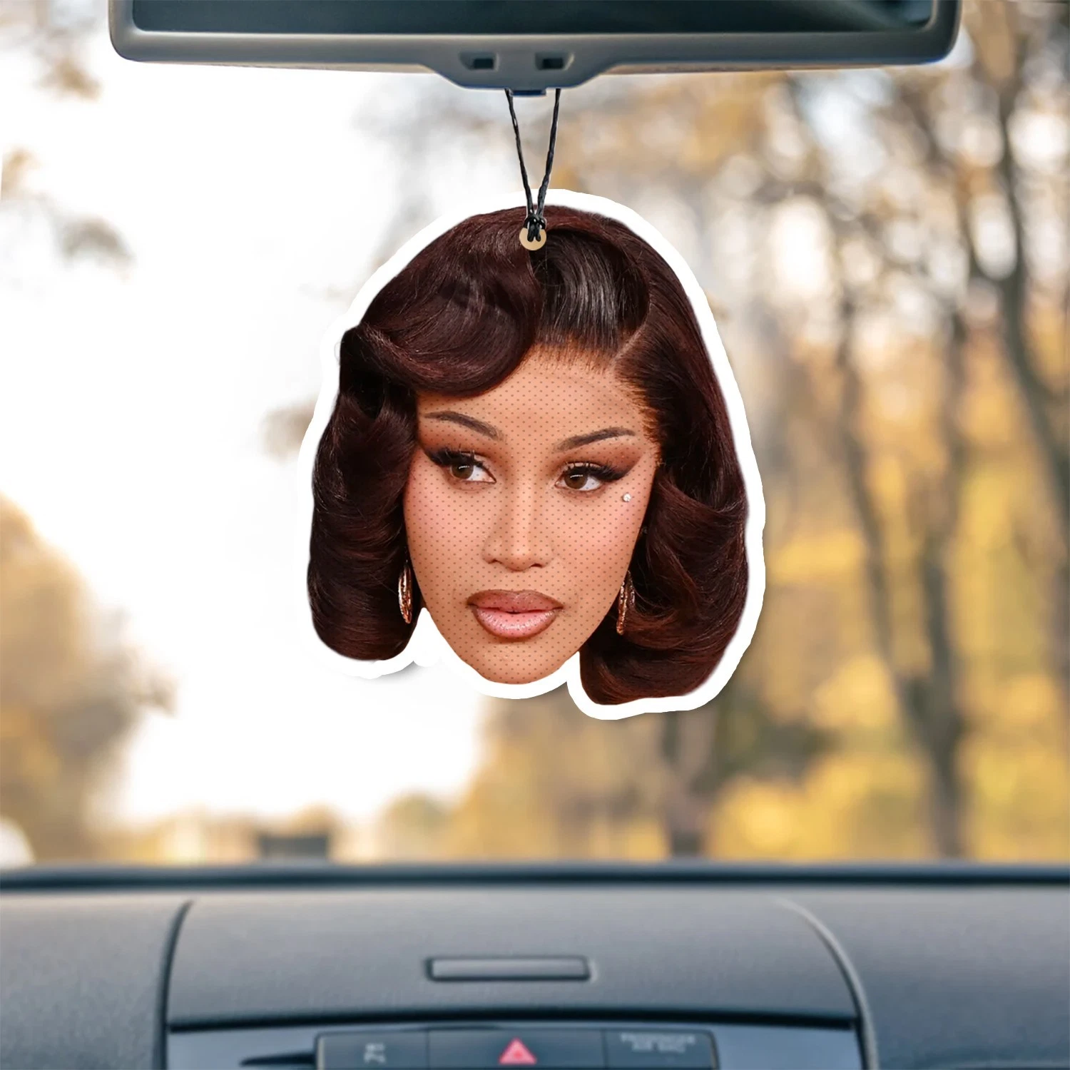 Cardi B Unscented Hanging Car Air Freshener Freshie