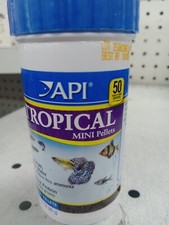 API TROPICAL MINI PELLETS Mini Sinking Pellets Fish Food 1.7-Ounce Container NEW