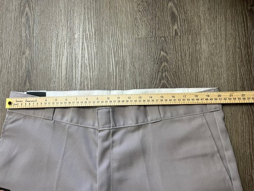Dickies Twill Work Pants Men's 40x30 Loose Fit Straight Leg Double Knee SILVER - Picture 6 of 10
